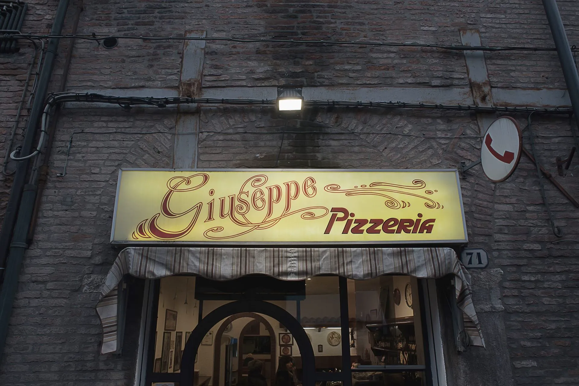 Pizza al padellino della Pizzeria Giuseppe